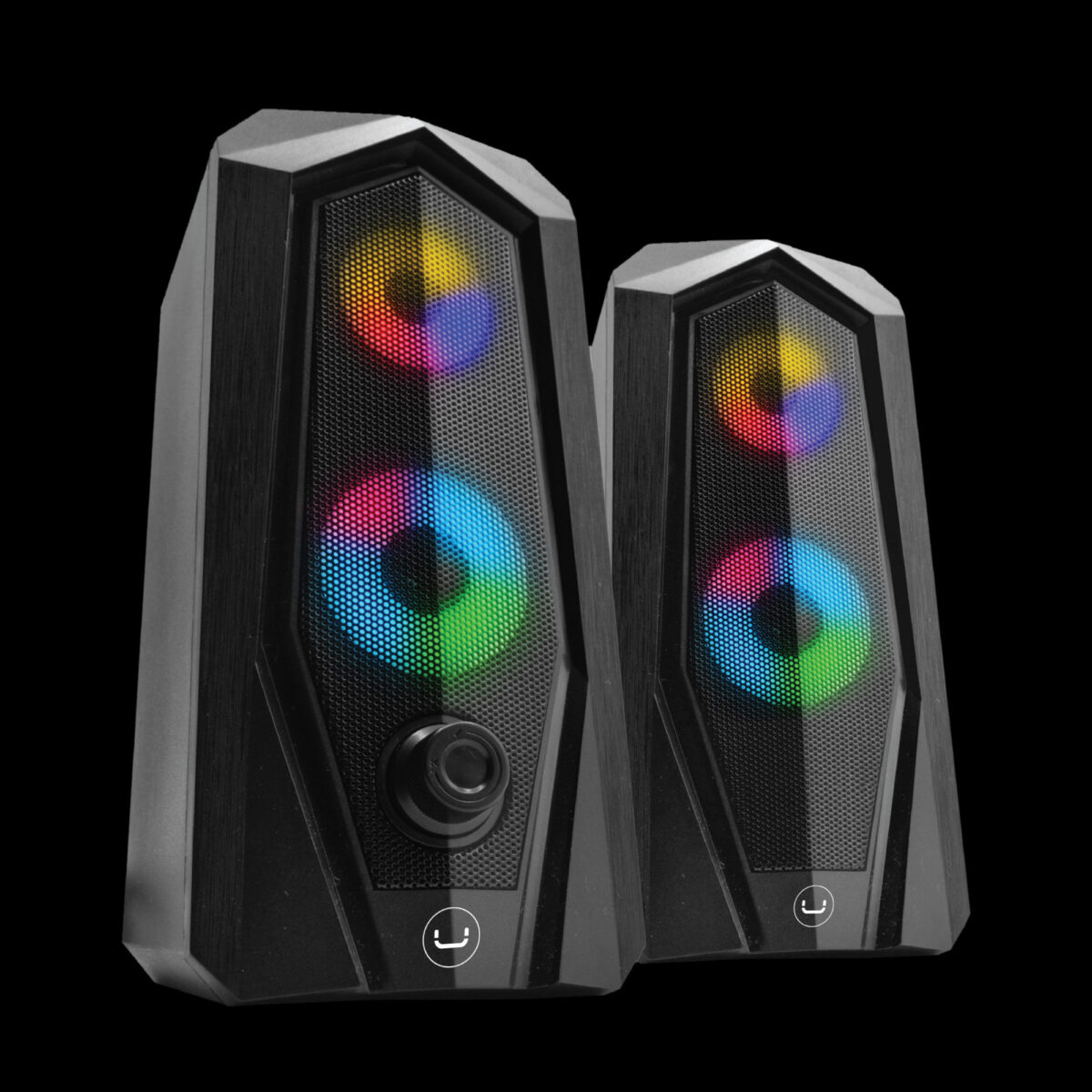 Bocinas de PC BRV30 Gaming USB 2.0 - Black LED - SP9030BK - Imagen 1