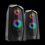 Bocinas de PC BRV30 Gaming USB 2.0 - Black LED - SP9030BK