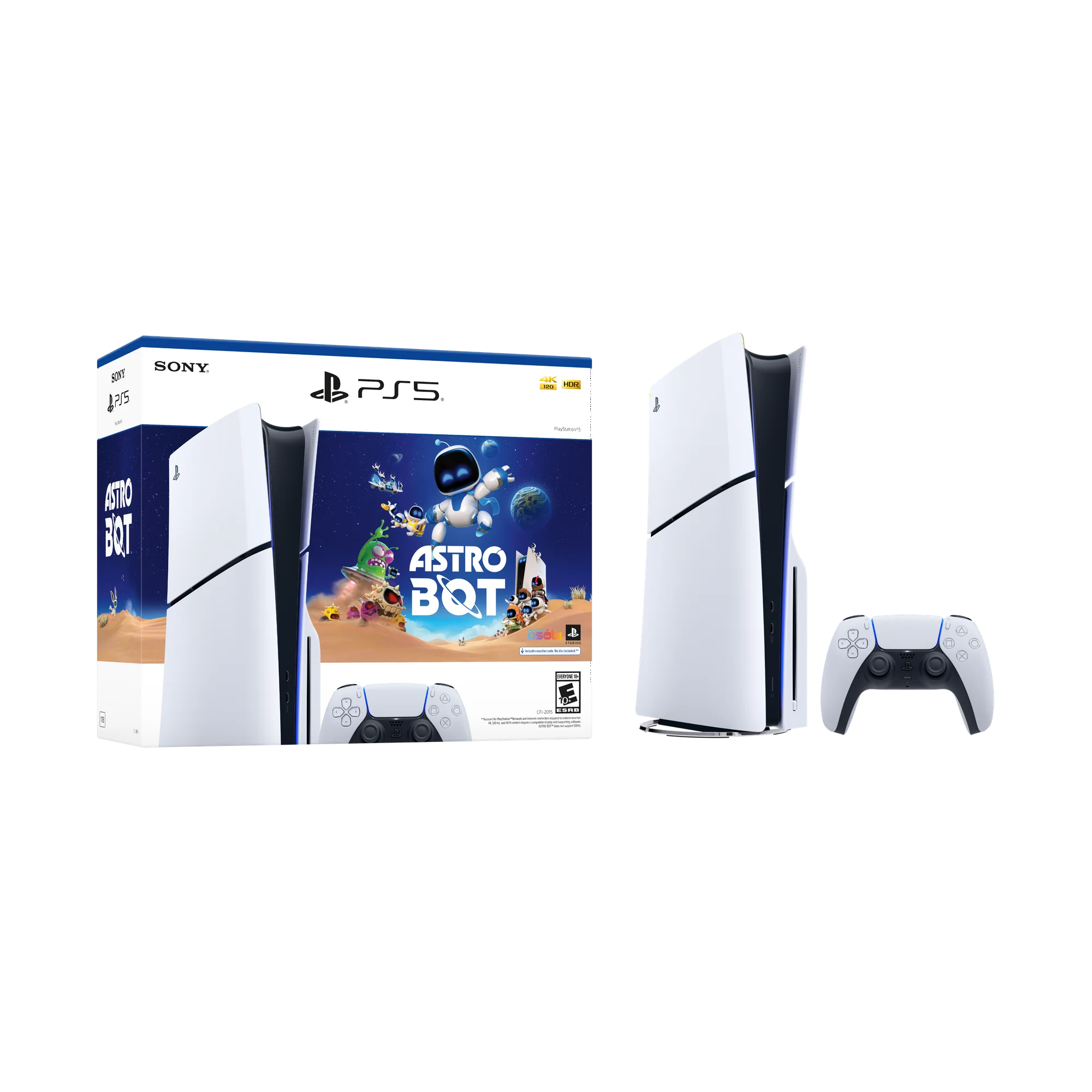 001 PlayStation 5 con Lector de Discos Slim (1 TB) – Bundle con ASTRO BOT - Imagen 1