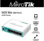 Mikrotik RouterBOARD hEX lite 5 puertos router 5 X 10/100 PoE OSL4 - (RB750r2) - Imagen 4
