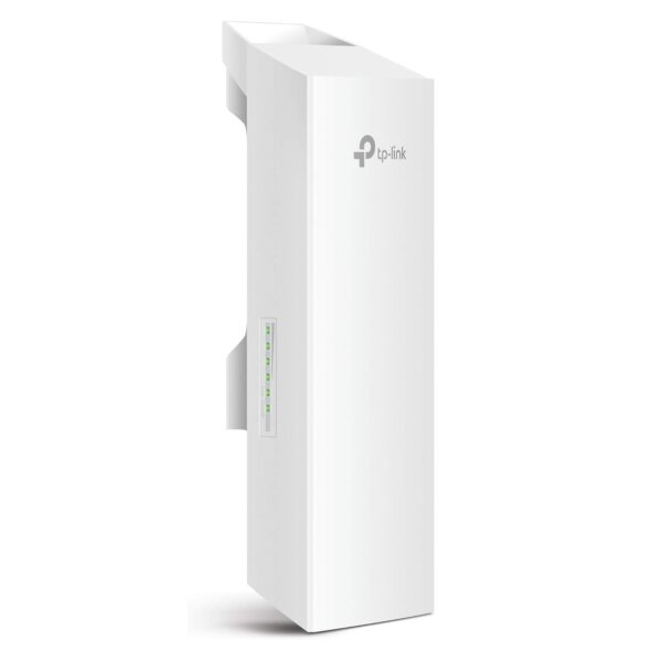 TP-Link Punto de acceso/CPE para exteriores, de alta potencia, con antena direccional polarizada y dual, de 9 dBi, de 2.4 gigahercios de potencia, 300 megabytes por segundo, 802.11 b/g/n, con PoE pasivo.