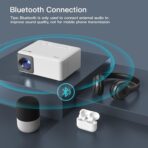 Mini proyector con WiFi y Bluetooth, 1080P - Imagen 3