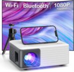 Mini proyector con WiFi y Bluetooth, 1080P