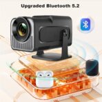 Ear&Ear Mini proyector, proyector portátil HY320, soporte 4K - Imagen 5