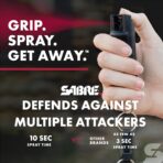 SABRE Spray de Pimienta Llavero - Máxima Seguridad y Precisión - Imagen 3