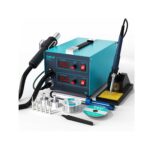 Estación de Soldadura 2 en 1 BAKON BK852D+ con Aire Caliente y Kit Completo