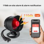 Kit de Alarma Inteligente WIFI KERUI Tuya – Sirena de 110dB - Imagen 3