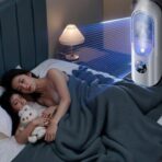 Ventilador de escritorio sin aspas con pantalla LED - Imagen 2