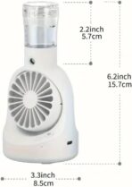 Ventilador de mano F6 con pulverizador - Imagen 4