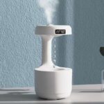 EVERIZ - Humidificador antigravedad con pantalla de reloj LED