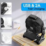 30000mAh Ventilador X20 de 9 pulgadas con linterna LED - Imagen 8