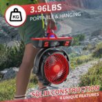 40000mAh Ventilador LED de 6 velocidades - Imagen 3
