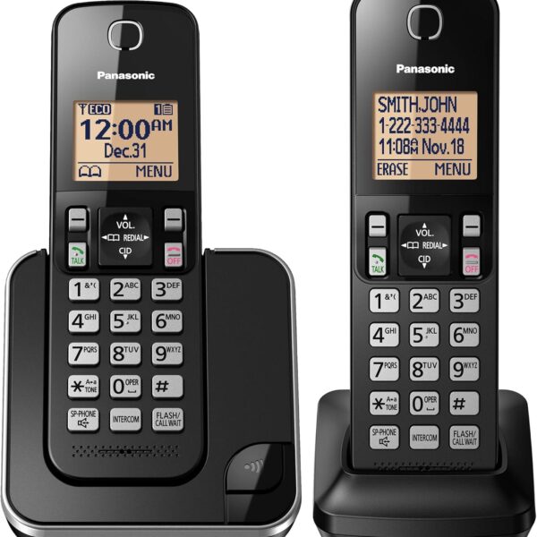 Panasonic KX-TGC350B - Teléfono inalámbrico con contestador