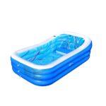 Piscina Inflable LanBlu Grande para Adultos y Niños – 105 x 65 x 25 Pulgadas