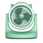 Ventilador silencioso con luz LED con batería recargable - 25.7*13*27cm