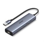 UGREEN - HUB USB 6 en 1 con Ethernet Gigabit y USB 3.2 CM512/45321