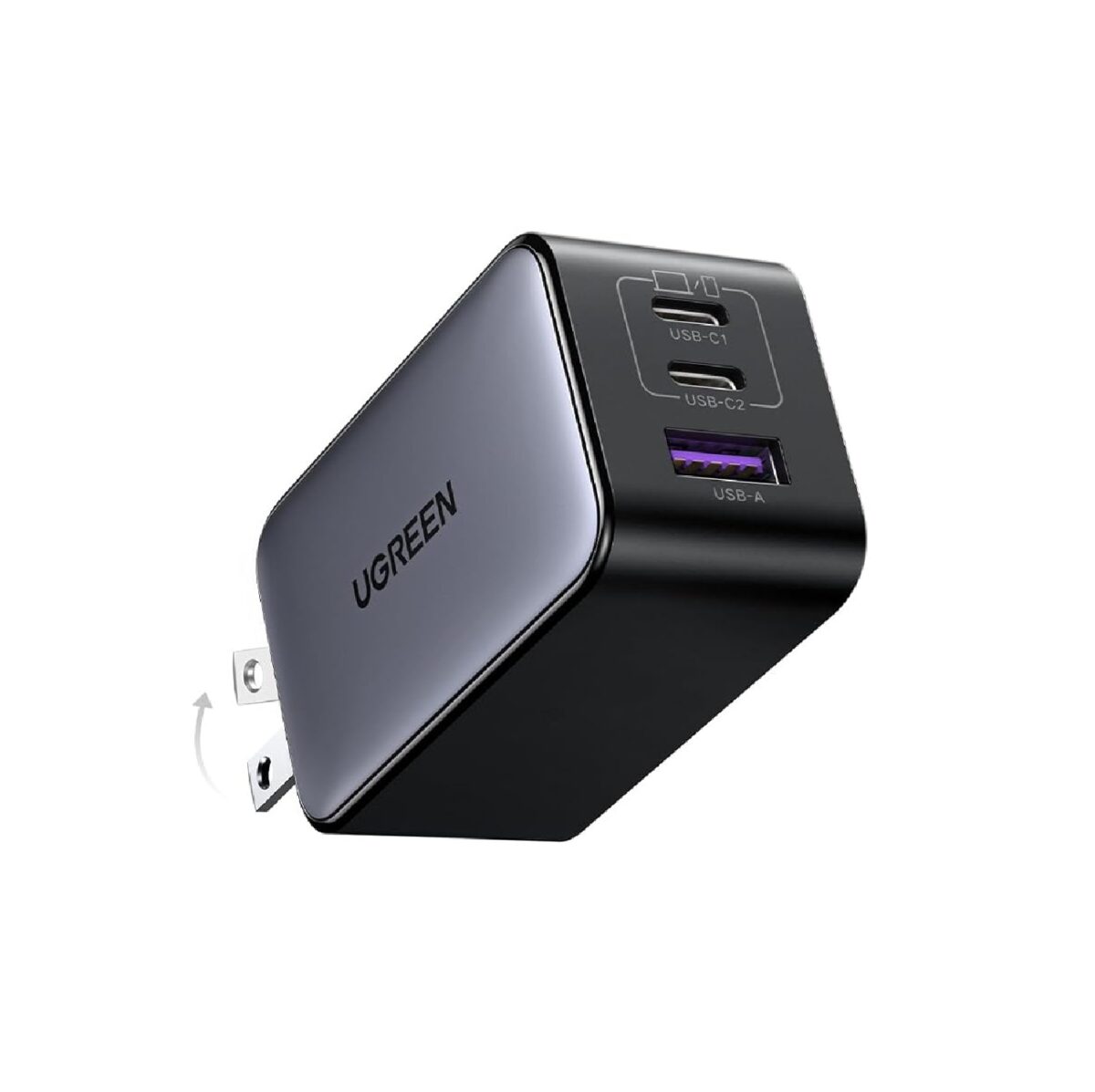 UGREEN - Nexode Cargador 65W 3 Puertos GaN | USB-C y USB-A | - Imagen 1