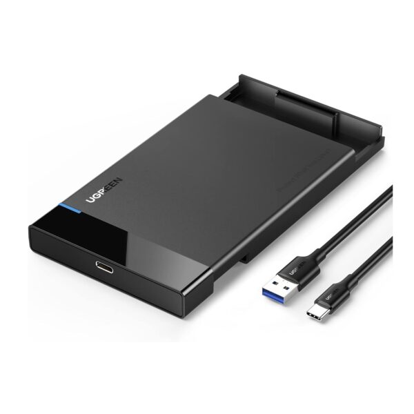 UGREEN - Caja de Disco Duro 2.5" USB-C 3.1 Gen 2 a SATA III 6Gbps