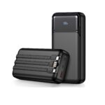 Cargador Portátil Kepswin 49800 mAh – Power Bank con 3 Cables Integrados