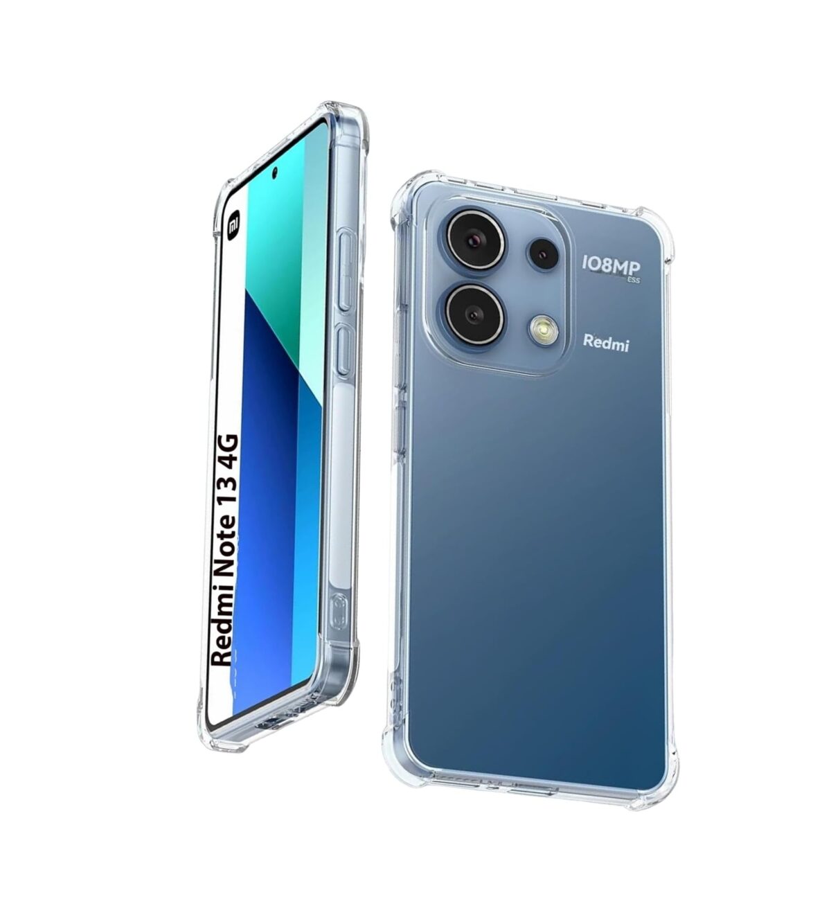 Cover Transparente Xiaomi Redmi Note 13 4G | Funda Antigolpes Silicona TPU - Imagen 1