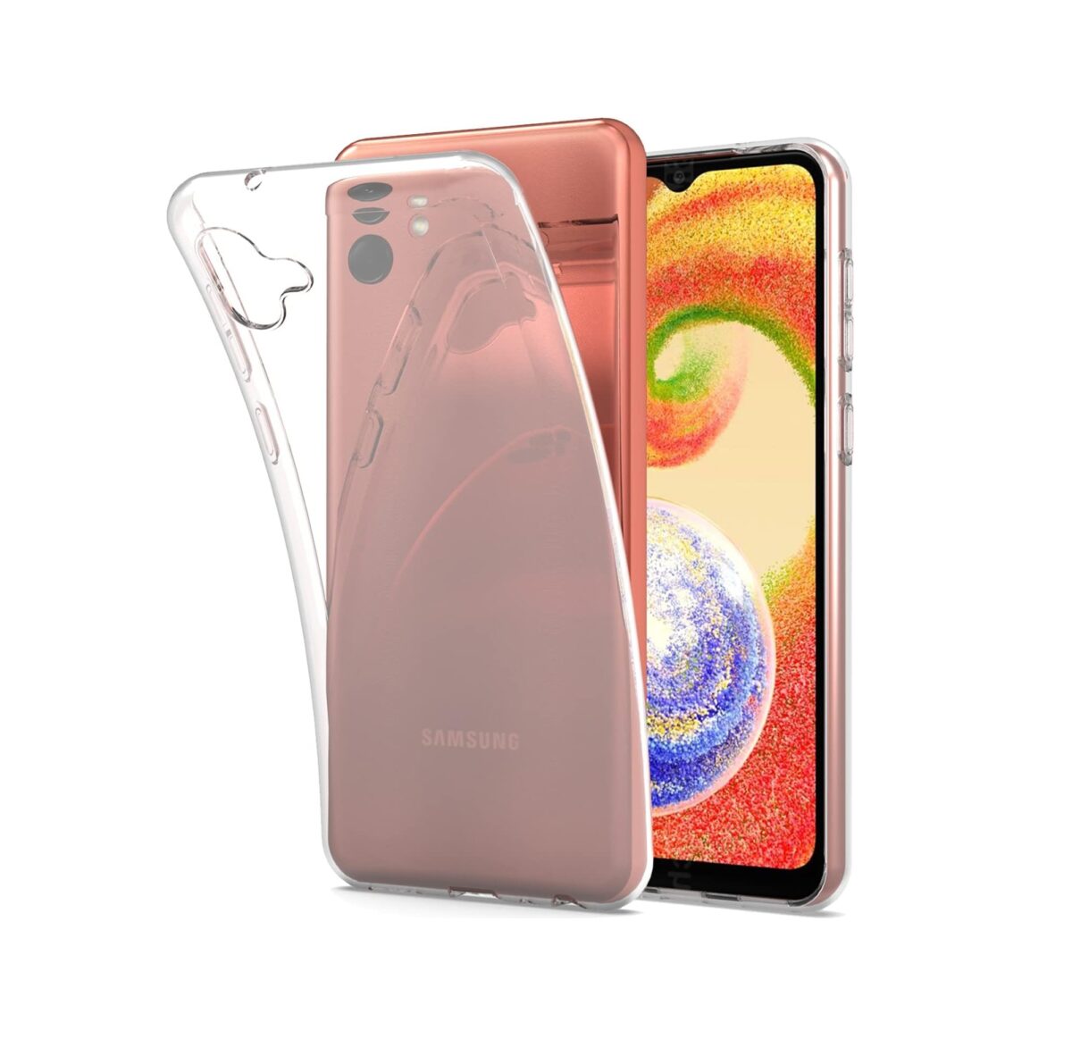Cover Transparente Samsung Galaxy A04 4G | Funda Antigolpes Silicona TPU - Imagen 1