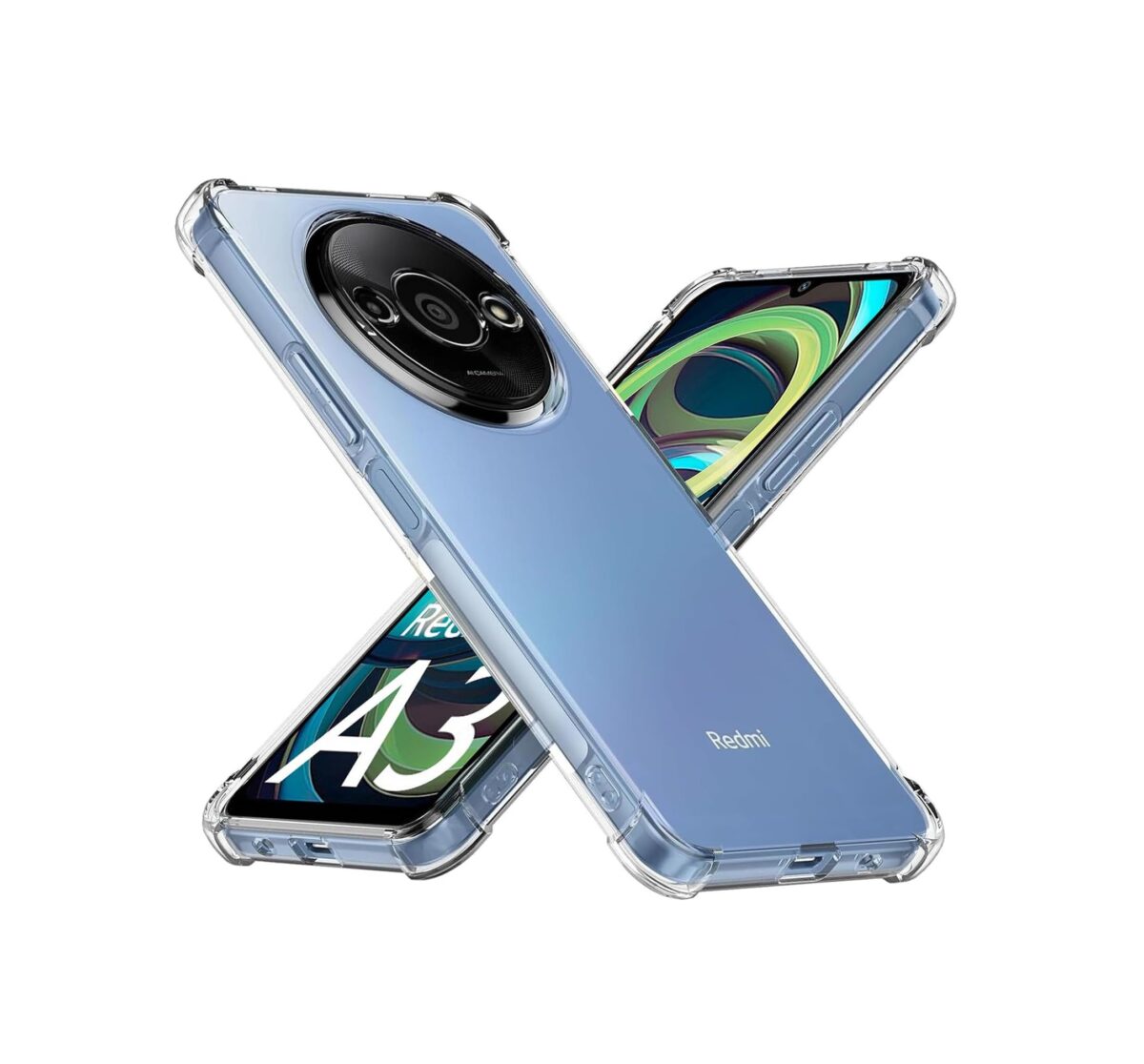 Cover Transparente Xiaomi Redmi A3 | Funda Antigolpes Silicona TPU - Imagen 1