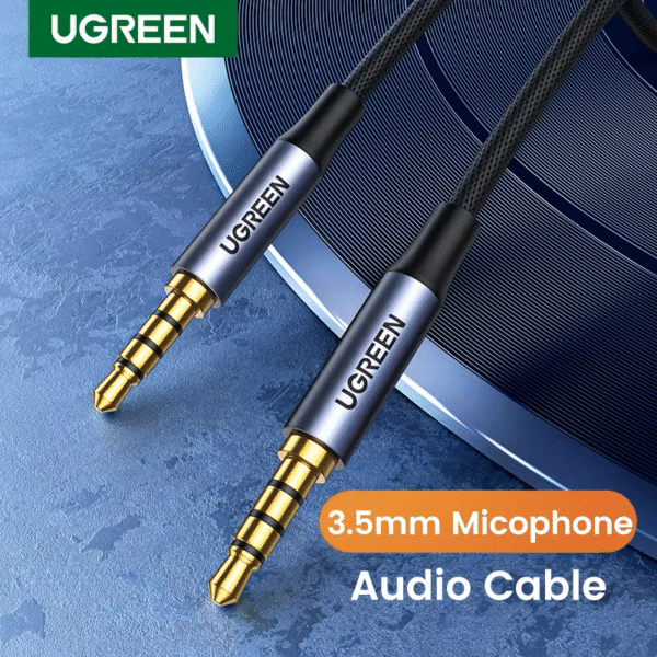 UGREEN - Cable Auxiliar 3.5mm TRRS con Micrófono AV183/20497