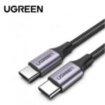 UGREEN - Cable USB-C a USB-C 2.0 Redondo 60W 1M | Carga Rápida 3A