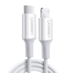 UGREEN - Cable USB-C a Lightning 1M Blanco | Carga Rápida 3A