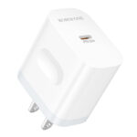 BOROFONE BA99 – Cargador Rápido PD 20W con Puerto USB-C (Solo Adaptador)