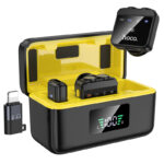 Hoco – L17 Micrófono Lavalier Inalámbrico Digital de Doble Micrófono (iPhone/Android)