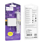 Hoco – Set de Cargador Rápido CS12 Ocean ⚡ QC 3.0 USB-A 18W + Cable Micro USB - Imagen 4