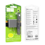 Hoco – Set de Cargador Rápido CS12 Ocean ⚡ QC 3.0 USB-A 18W + Cable Type-C - Imagen 5