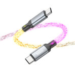 Hoco - Cable U112 Shine Type-C a Type-C – 60W