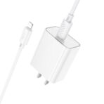 Hoco – Set de Cargador Rápido C143 ⚡ PD 20W con Puerto USB-C + Cable C a iPhone - Imagen 4