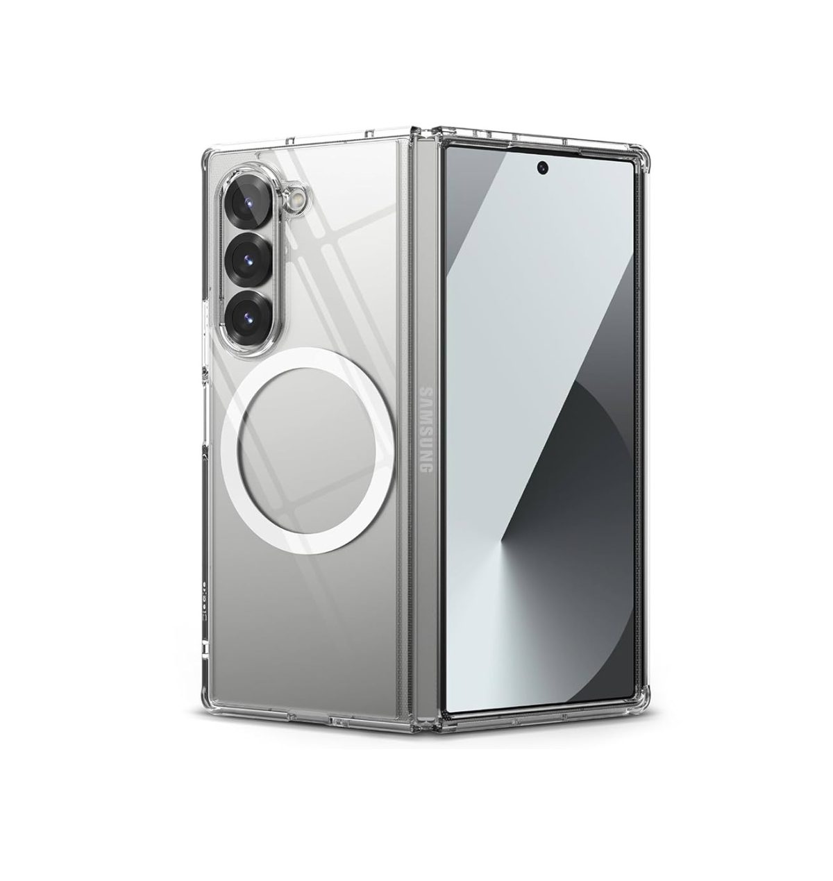 Cover Transparente MagSafe para Samsung Galaxy Z Fold5 5G | Acrílico Anticaídas Funda Antigolpes - Imagen 1