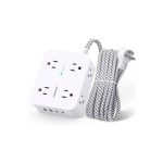 Regleta HANYCONY 8 Tomas + 4 Puertos USB (2 USB-C)