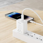 Hoco – Set de Cargador Rápido C143 ⚡ PD 20W con Puerto USB-C + Cable C a iPhone - Imagen 5