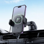 Hoco – Soporte de Carga Inalámbrica HW32 🚗 | 15W Push-Type - Imagen 5