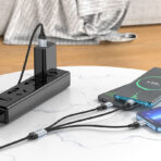 Hoco - Cable 3 en 1 X102 Fresh – iPhone, Micro USB y Type-C, Carga 2.4A - Imagen 7