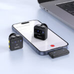 Hoco – L17 Micrófono Lavalier Inalámbrico Digital de Doble Micrófono (iPhone/Android) - Imagen 8