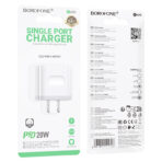 BOROFONE BA99 – Cargador Rápido PD 20W con Puerto USB-C (Solo Adaptador) - Imagen 6