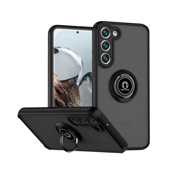 Cover Anillo 360 Negro para ZTE A35 / A55 | Funda de Polycarbonate