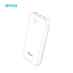BWOO Power Bank 20000mAh BO‑P32 con Doble USB + Type‑C 15W de Carga Rápida