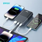 BWOO Power Bank 10000mAh BO‑P68 30W+22.5W con Cable Type‑C - Imagen 5