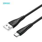 BWOO Cable USB‑A a Type‑C 3A BO‑X318C TPE Rápida Transferencia - Imagen 2