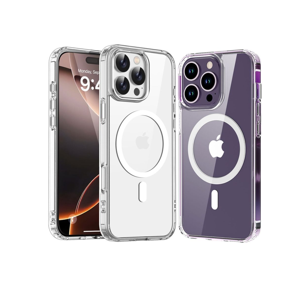 Cover Transparente MagSafe para iPhone 16 Pro Max | Acrílico Anticaídas Funda Antigolpes - Imagen 1