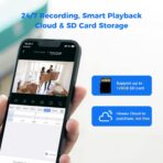 Cámara de Seguridad WiFi Hiseeu para Exteriores – Visión Nocturna a Color - Imagen 3