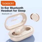 Toocki - Auriculares Inalámbricos ENC EJ12 Bluetooth 5.3 con Micrófono, Control Táctil