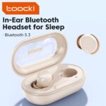 Toocki - Auriculares Inalámbricos ENC EJ12 Bluetooth 5.3 con Micrófono, Control Táctil